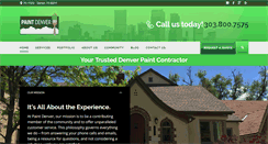 Desktop Screenshot of paintdenver.com